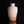 將圖片載入到圖庫檢視器中， White ceramic vase with brown accents on a black background
