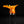Load image into Gallery viewer, Orange ceramic teapot with decorative patterns on a black background
