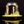 Load image into Gallery viewer, Ceramic container with gold and black glaze on a reflective surface
