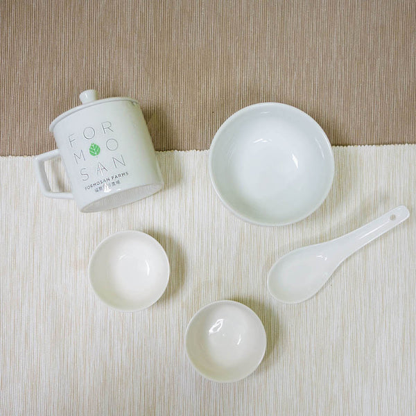 Formosan Farms Simple White Tea Set