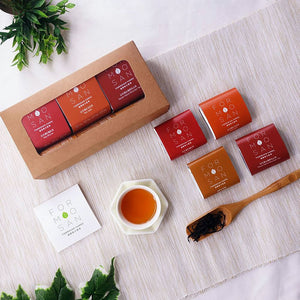 Four Seasons Tea Leaves - Winter Warm Red full set