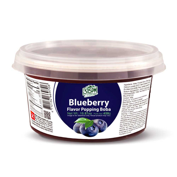 3:15PM (3點1刻) Blueberry Flavor Popping Boba(450g)