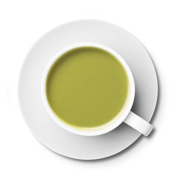 3:15PM Matcha Milk Tea  with tea cup