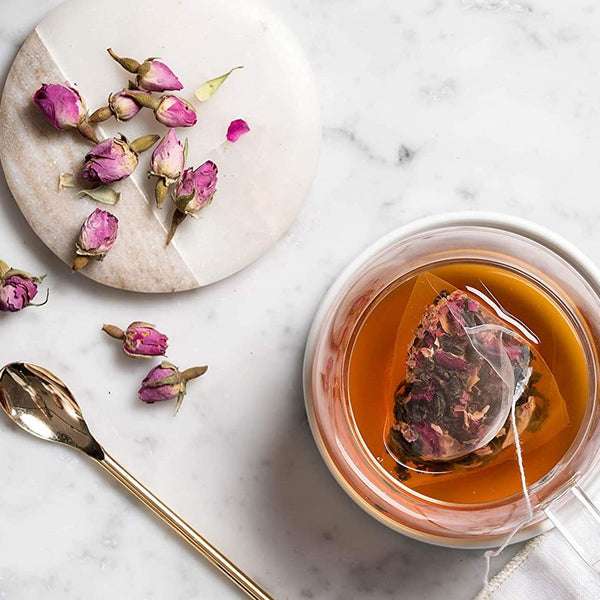 Rose Oolong Tea in a cup